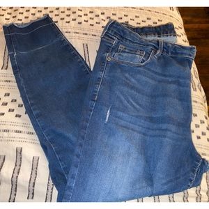 Ankle Length Old Navy Skinny Jeans, Size 16